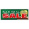 Signmission BACK TO SCHOOL SALE BANNER SIGN boys girls clothes save sale discount fall big B-Back To School Sale - alternate 1
